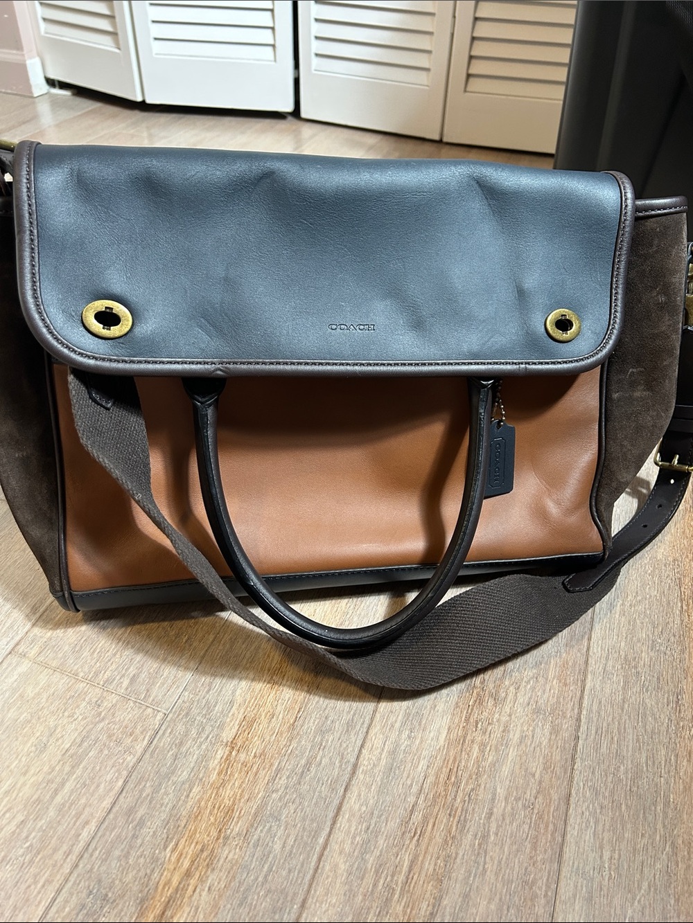 Coach legacy utility flap commuter bag unisex - Picture 14 of 16